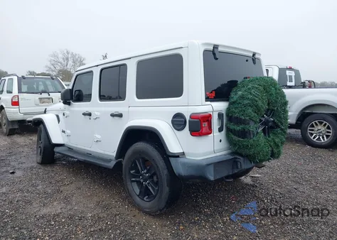 2020 Jeep Wrangler Unlimited Sahara Altitude 4X4 из США, поврежденный, VIN 1C4HJXEG5LW259681